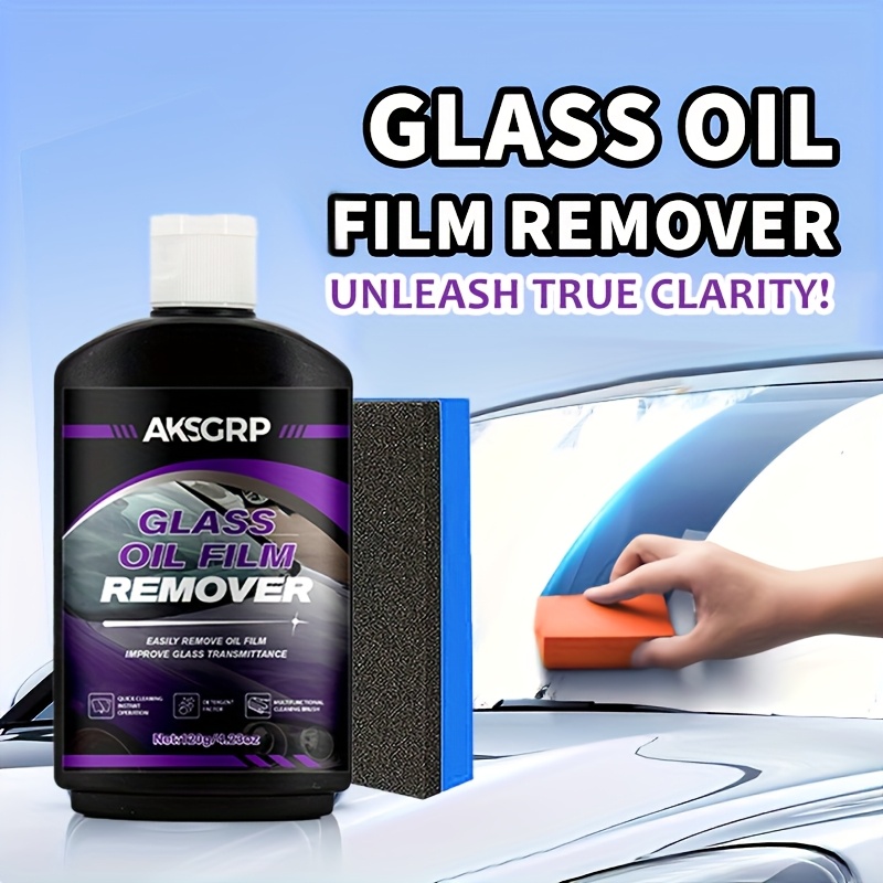Car Shampoo Ph - คราบน้ําและฟิล์มน้ํามันRemoverสําหรับรถWindowsและกระจกเครื่องมือทําความสะอาดกระจก120gพร้อมแปรงฟองน้ําเพื่อเพิ่มความชัดเจนVision