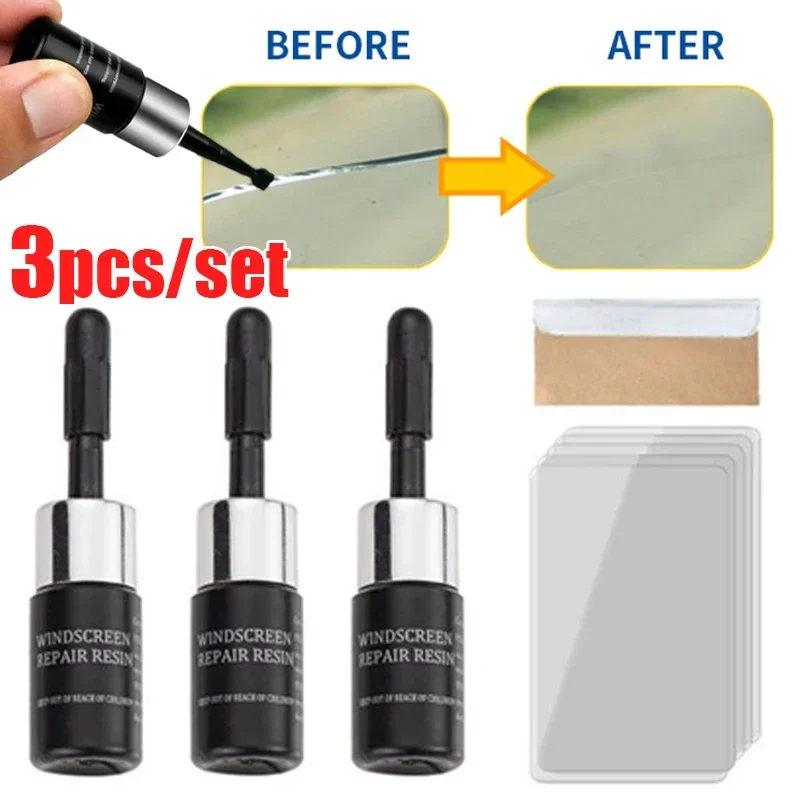 Glass Cleaner Streak - กระจกรถยนต์ Scratch Repair Fluid Agent ชุดกระจกหน้าต่างกระจก
