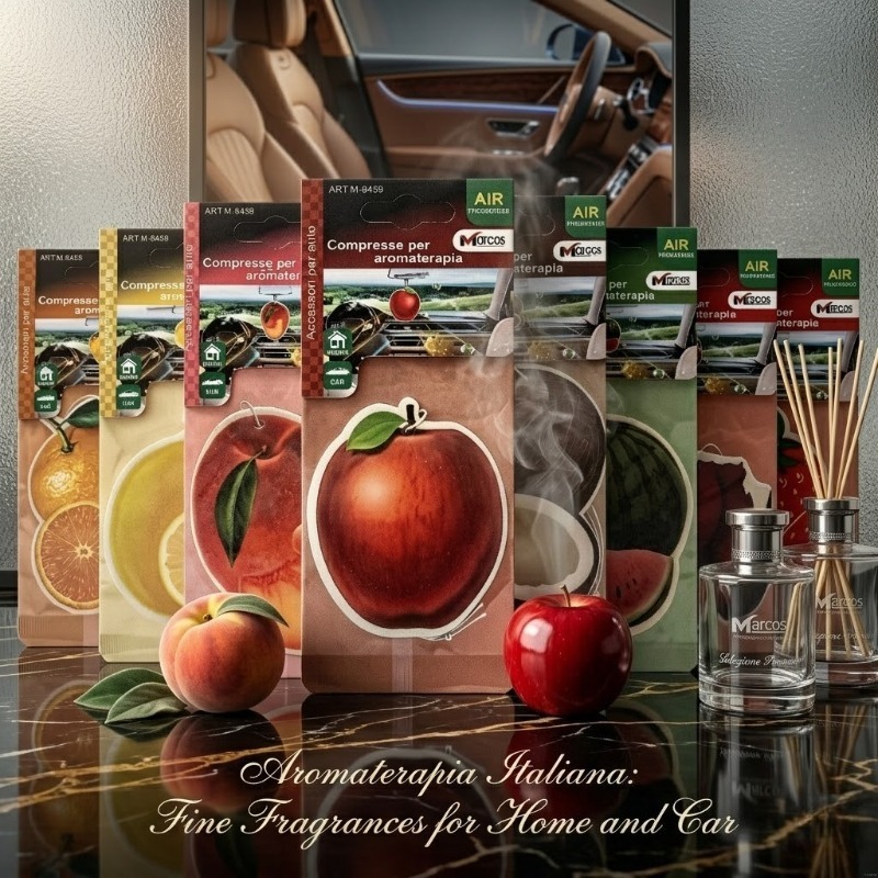 Odor Eliminator Car - น้ำหอมปรับอากาศในรถยนต์ กลิ่นผลไม้ แบบแขวน | กระดาษชาธรรมชาติ กลิ่นหอมติดทนนาน