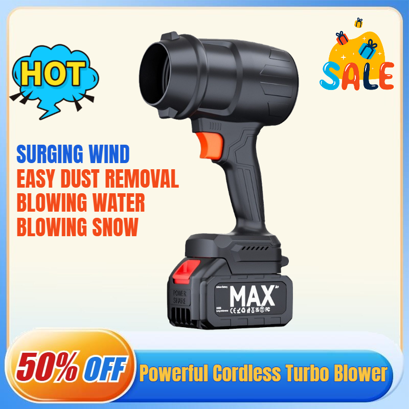Dryer Car Blower - เครื่องเป่าลมไร้สาย 21V แรงสูง พัดลมเทอร์โบแบบมือถือ เครื่องเป่ารถยนต์ กำจัดหิมะ