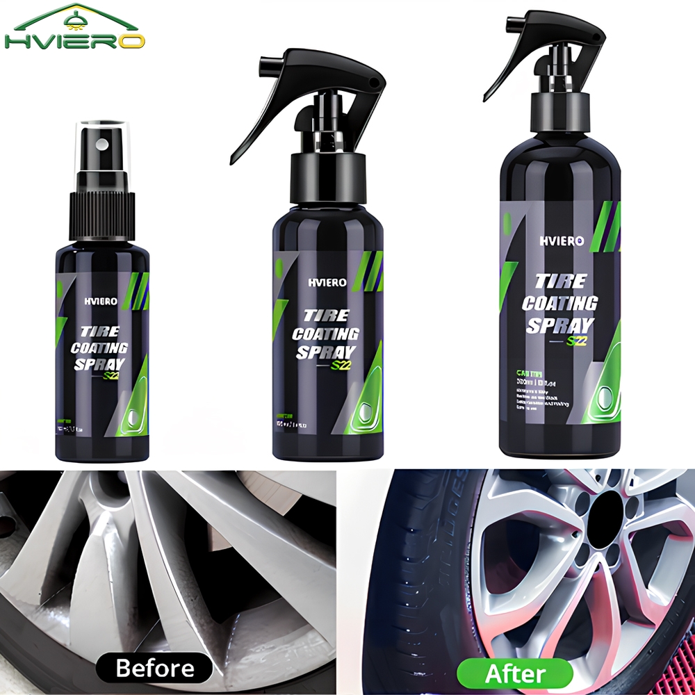 Tire Shine Spray Sealant - ยาง GLOSS HVIERO S22 ยางเคลือบสเปรย์ Hydrophobic