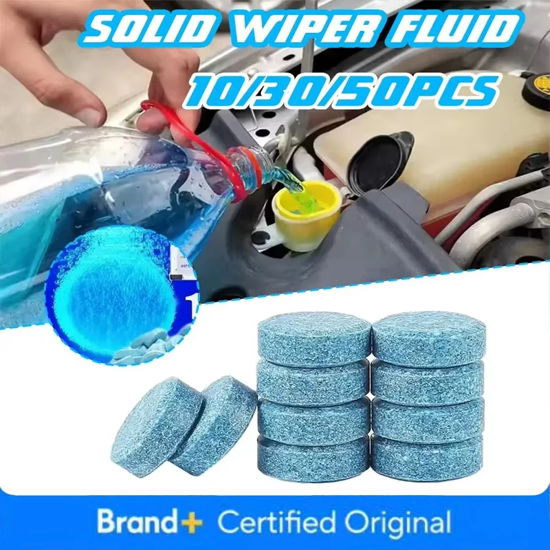 Glass Cleaner Streak - เม็ดฟู่ทำความสะอาดรถยนต์สูตรเข้มข้น น้ำยาทำความสะอาดกระจกหน้ารถแบบเข้มข้น สำหรับการทำความสะอาดอย่างล้ำลึกและให้ความเงางามไร้รอยขีดข่วน อามากิ