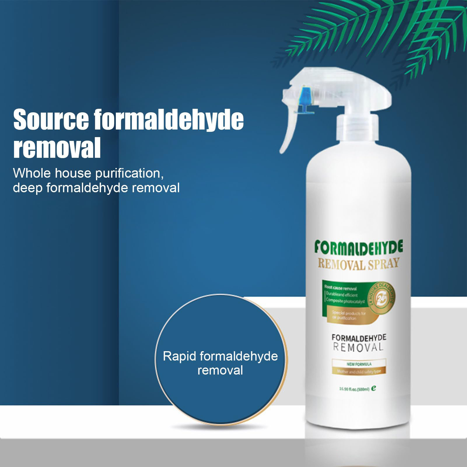 Odor Eliminator Car - สเปรย์ฟอร์มาลดีไฮด์ 500 มล. กำจัดกลิ่นอย่างมีประสิทธิภาพ ดับกลิ่น กำจัดกลิ่นอับ