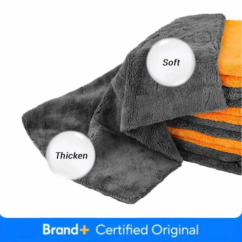 Microfiber Towel Detailing - ผ้าเช็ดรถไมโครไฟเบอร์แบบหนา 300GSM สำหรับทำความสะอาดรถยนต์อย่างมืออาชีพ ขนาด 40x40 ซม.