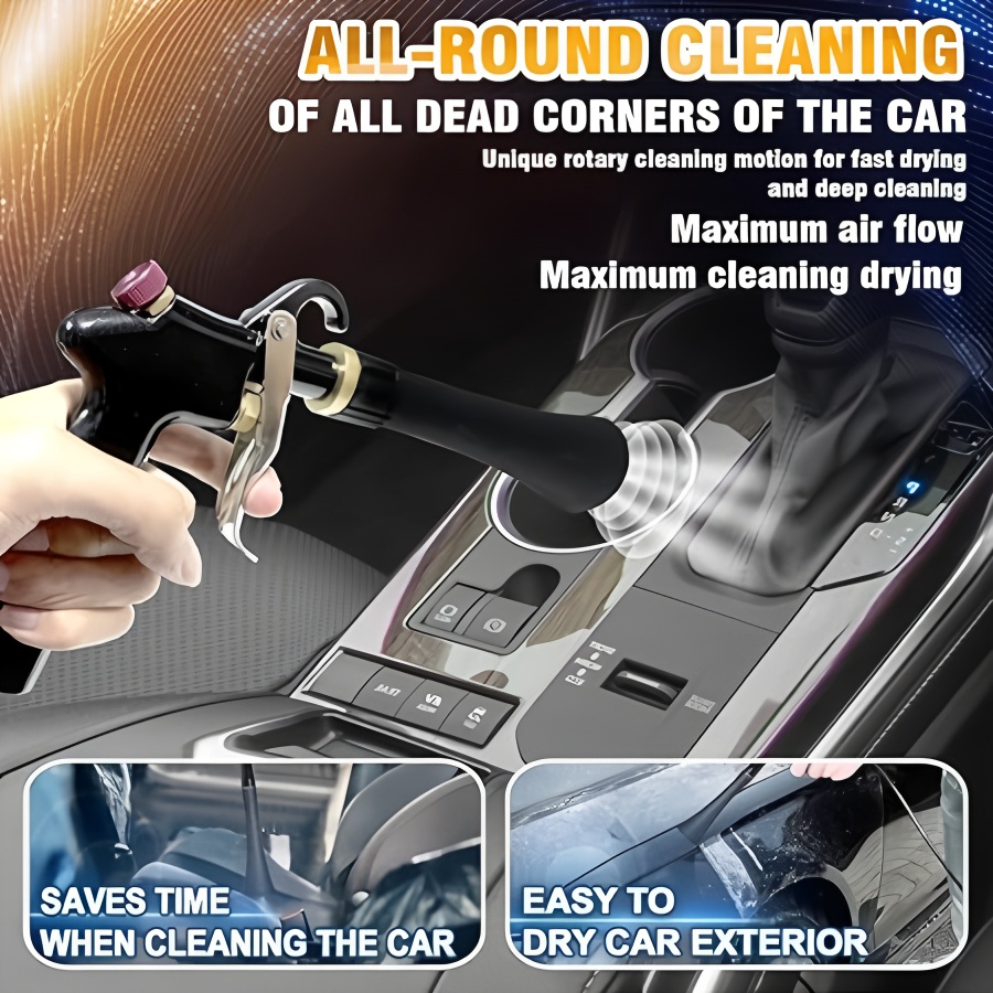 ปืนเป่าลมทำความสะอาดภายในรถยนต - Dirt Brush Interior บทวิจารณ์และราคา