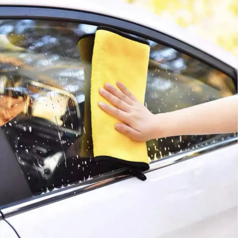 ผ้าไมโครไฟเบอร์เช็ดรถสองด้าน ซ - Microfiber Towel Detailing บทวิจารณ์และราคา