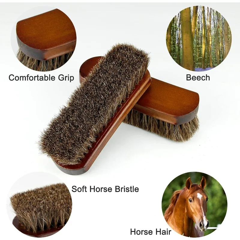 ใหม่ Horsehair หนังสิ่งทอแปรงท - Leather Cleaner Interior บทวิจารณ์และราคา