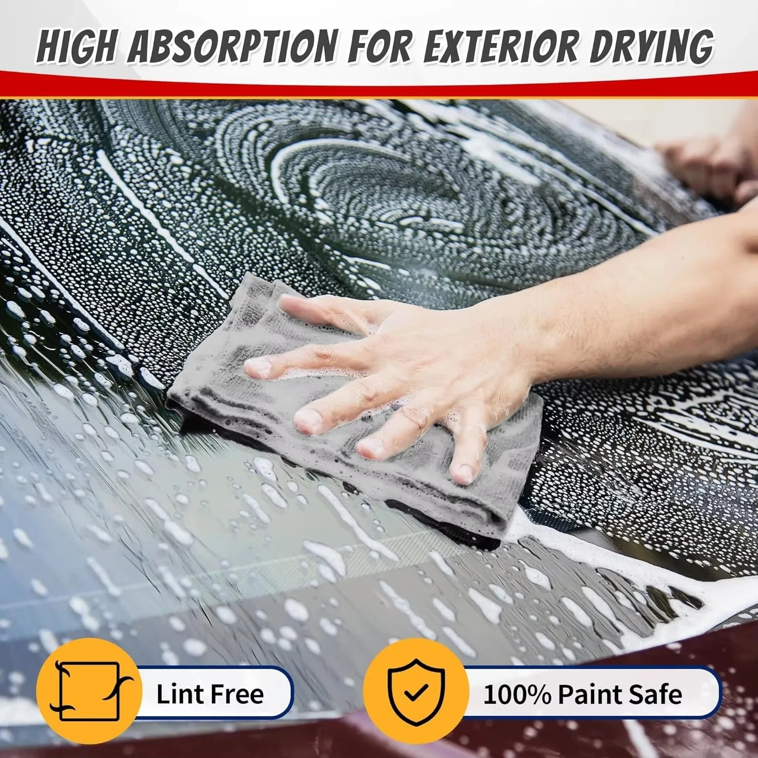 นํากลับมาใช้ใหม่ Thicken ผ้าทํ - Microfiber Towel Detailing บทวิจารณ์และราคา