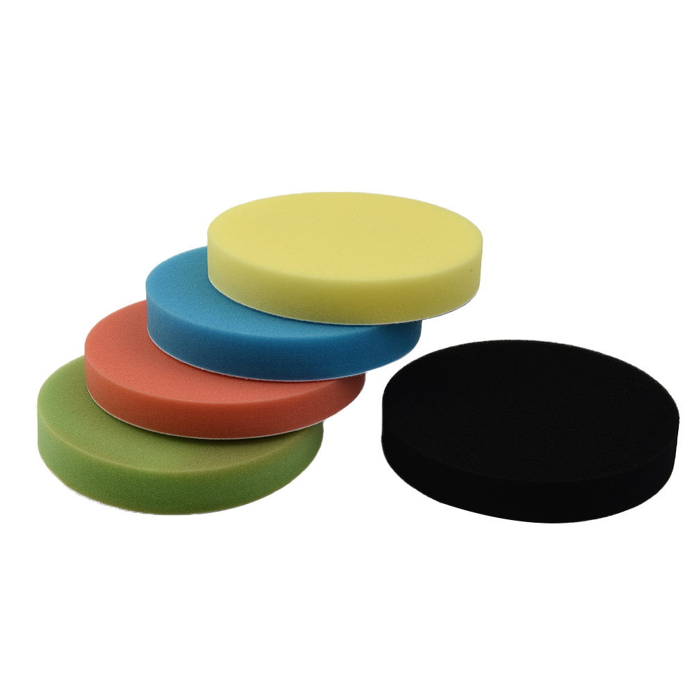 แผ่นฟองน้ำขัดเงารถยนต์ 5 ชิ้น  - Polish Pad Set Buffer บทวิจารณ์และราคา