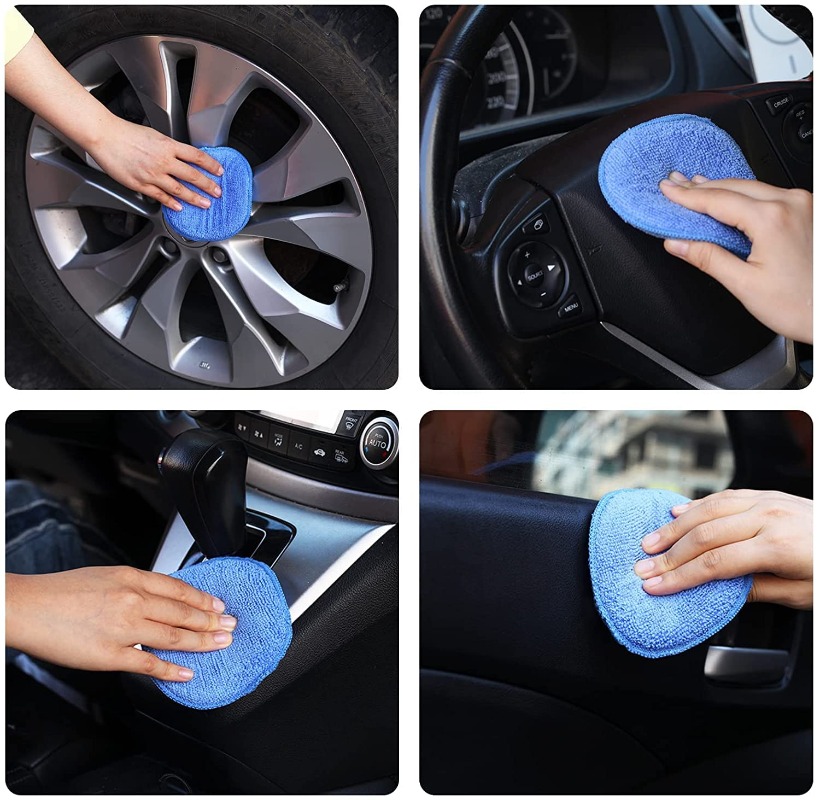 แผ่นฟองน้ำสำหรับขัดเคลือบสีรถย - Wax Applicator Pad บทวิจารณ์และราคา