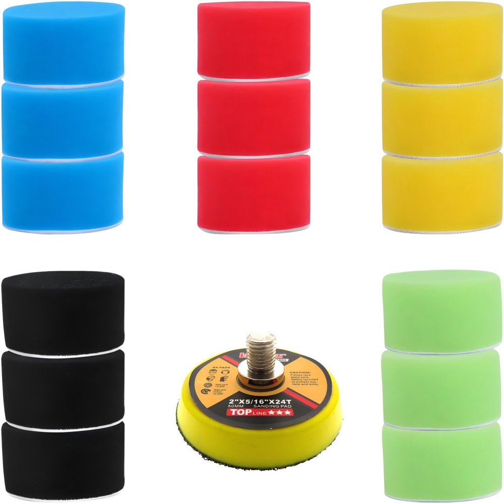 ชุดแผ่นขัดเงารถยนต์ขนาด 2 นิ้ว - Polish Pad Set Buffer บทวิจารณ์และราคา