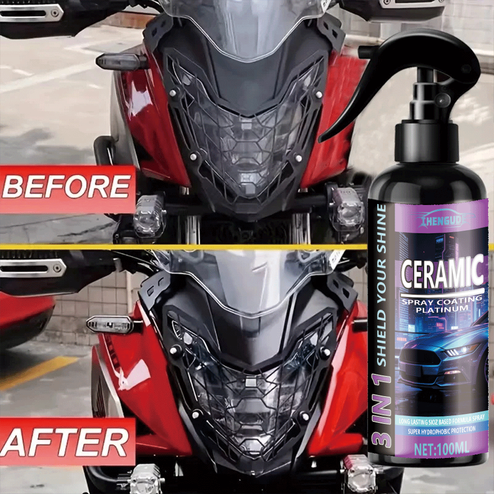 สเปรย์เคลือบเซรามิกนาโน 3-in-1 - Car Wax Ceramic Coating บทวิจารณ์และราคา