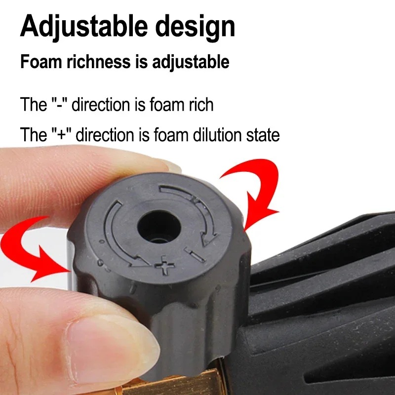 ชุดปืนฉีดโฟมและเครื่องฉีดน้ำแร - Pressure Washer Foam Gun บทวิจารณ์และราคา