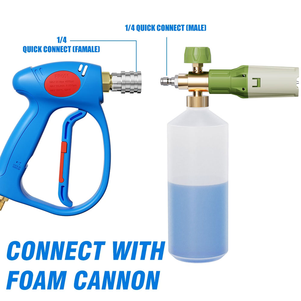 อลูมิเนียมโฟมปืน Lance Foam ca - Pressure Washer Foam Gun บทวิจารณ์และราคา