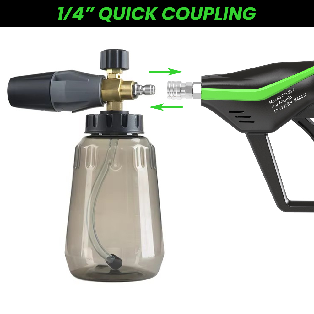อุปกรณ์เสริมเครื่องฉีดน้ำแรงดั - Pressure Washer Foam Gun บทวิจารณ์และราคา