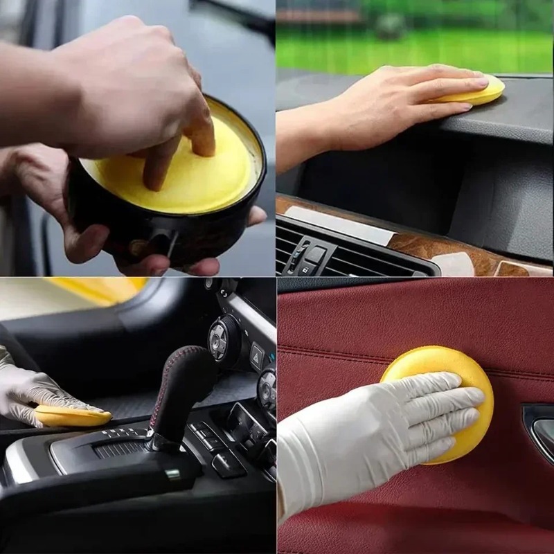 ฟองน้ำขัดเคลือบสีรถยนต์ 6 ชิ้น - Wax Applicator Pad บทวิจารณ์และราคา