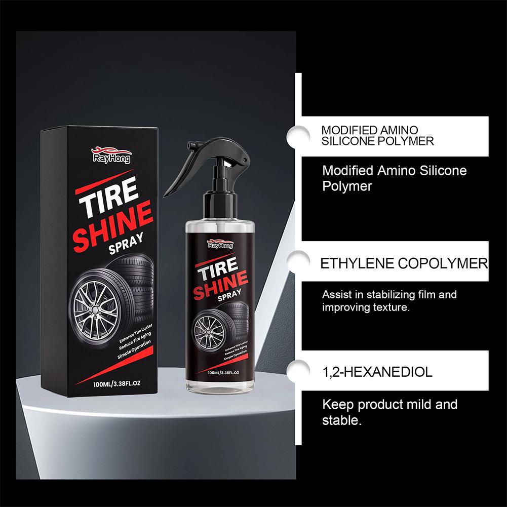 สเปรย์เคลือบเงายางรถยนต์ ไฮโดร - Tire Shine Spray Sealant บทวิจารณ์และราคา