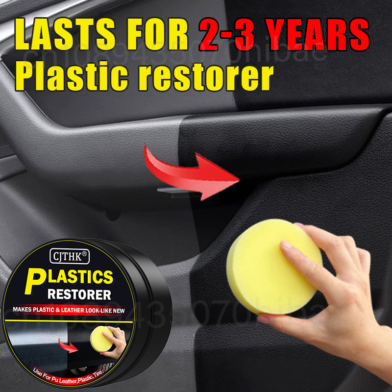 น้ำยาฟื้นฟูพลาสติกในรถยนต์ คืน - Trim Restorer Plastic บทวิจารณ์และราคา