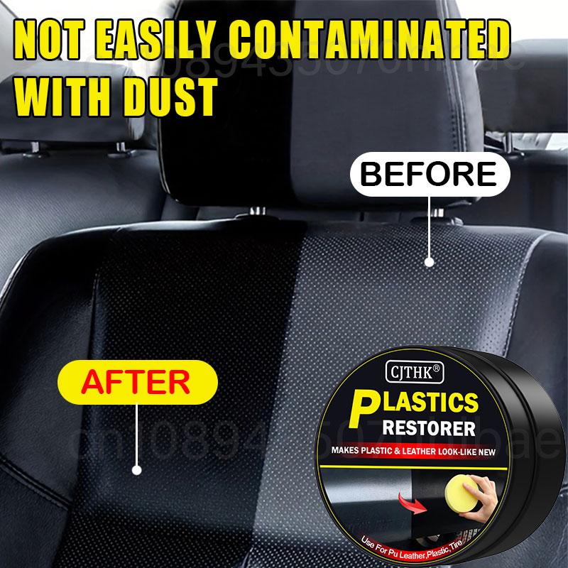 น้ำยาฟื้นฟูพลาสติกในรถยนต์ คืน - Trim Restorer Plastic บทวิจารณ์และราคา