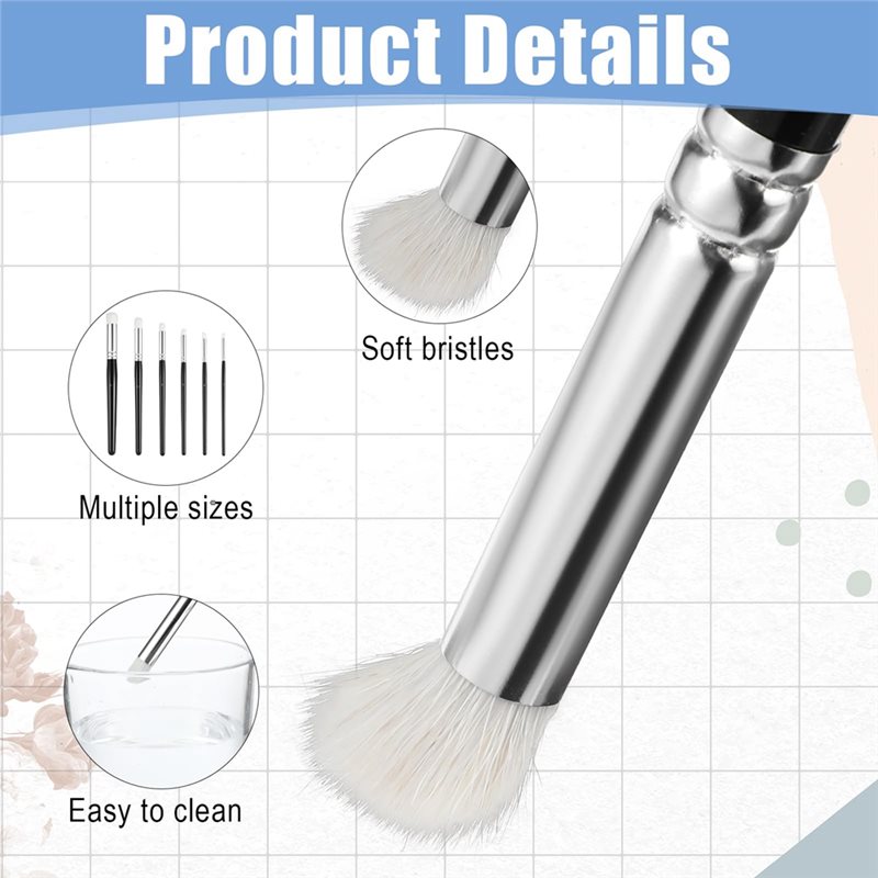 AT02-Professional ชุดแปรงทาสีข - Detailing Brush Set บทวิจารณ์และราคา