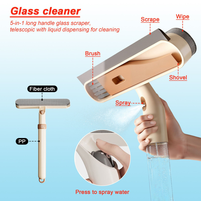 เครื่องทำความสะอาดกระจกหน้าต่า - Glass Cleaner Streak บทวิจารณ์และราคา