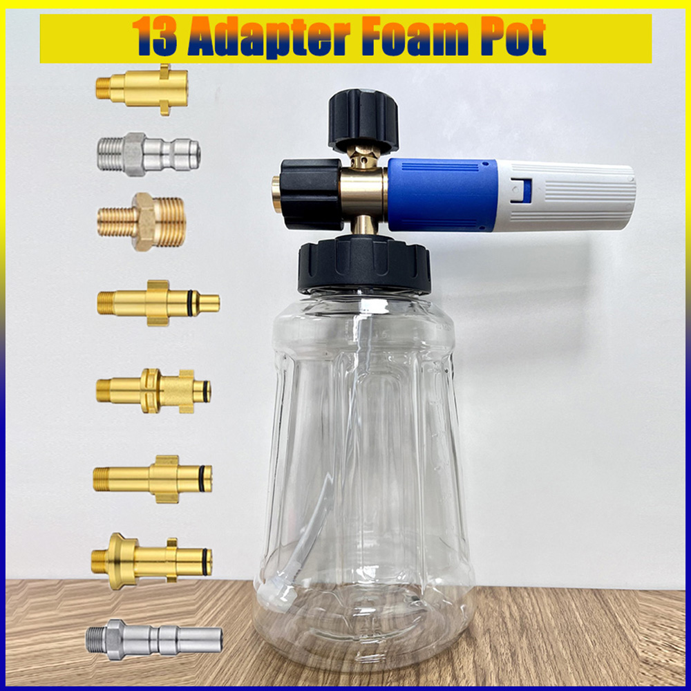 อะแดปเตอร์หลากหลายแบบ โฟมใสสำห - Pressure Washer Foam Gun บทวิจารณ์และราคา