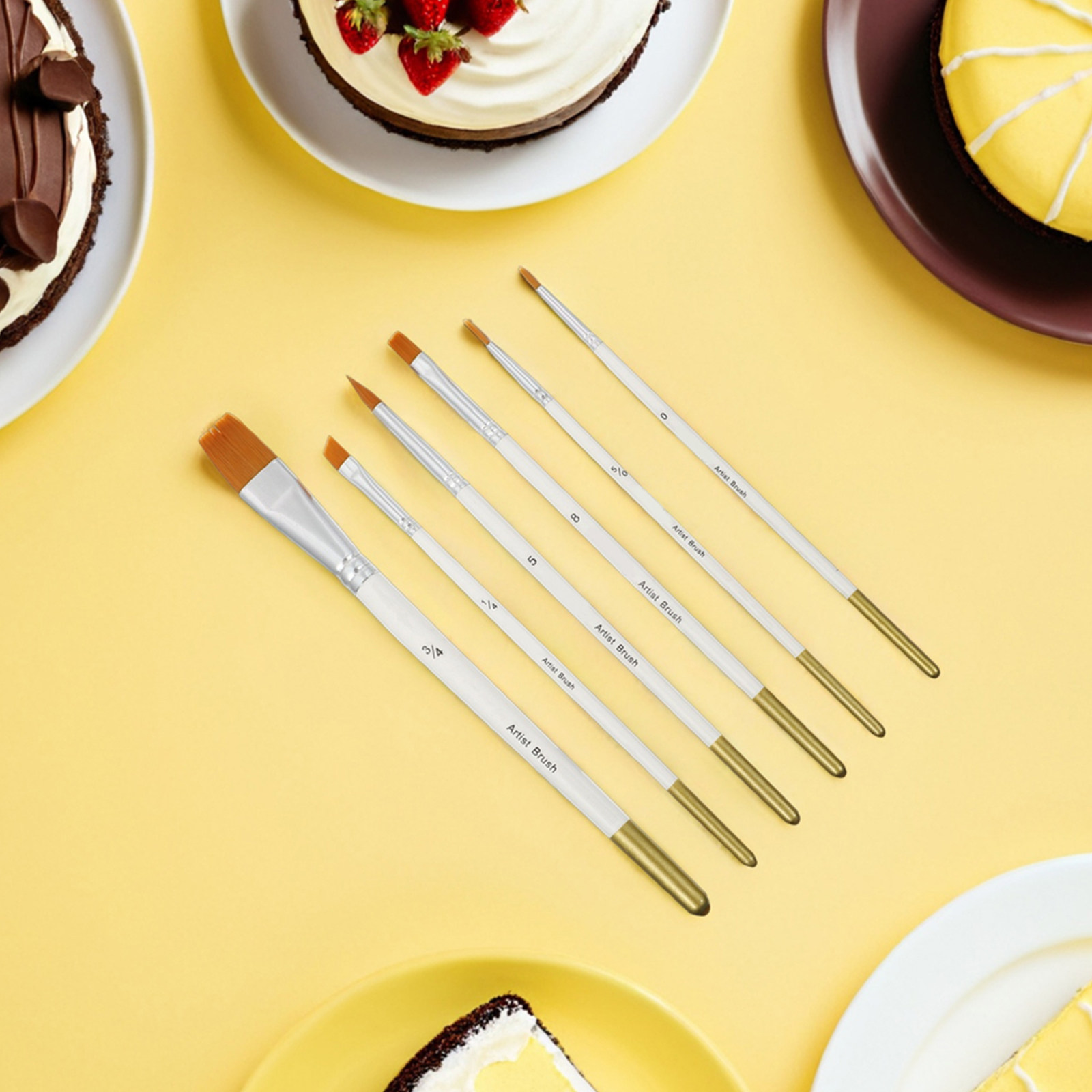 ชุดแปรงแต่งหน้าเค้ก 12 ชิ้น ชุ - Detailing Brush Set บทวิจารณ์และราคา